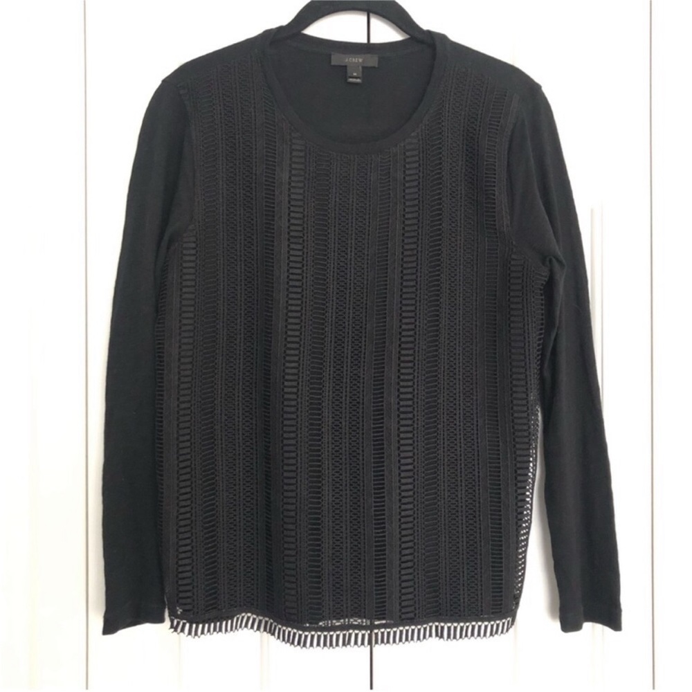 J. Crew Embroidered Top